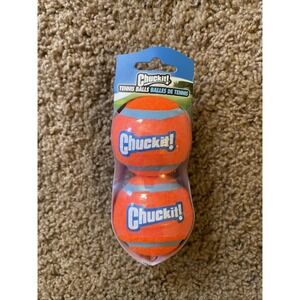 Chuckit! Compact Fetch Dog Tennis Balls, Small (for dogs 0-20 lbs) - Pack of 2